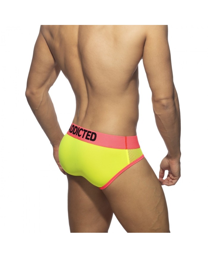 Slip Plasă Neon Addicted AD1218