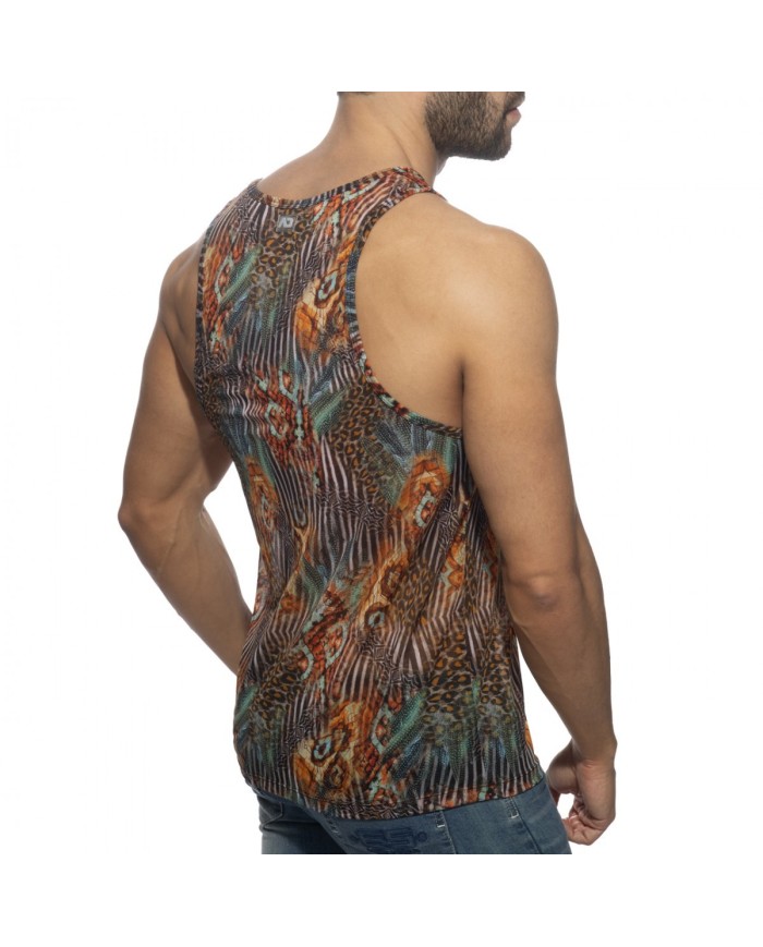 Tank Top Model Motive Animale Addicted AD1309