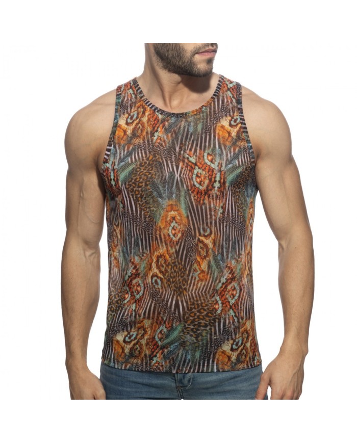 Tank Top Model Motive Animale Addicted AD1309