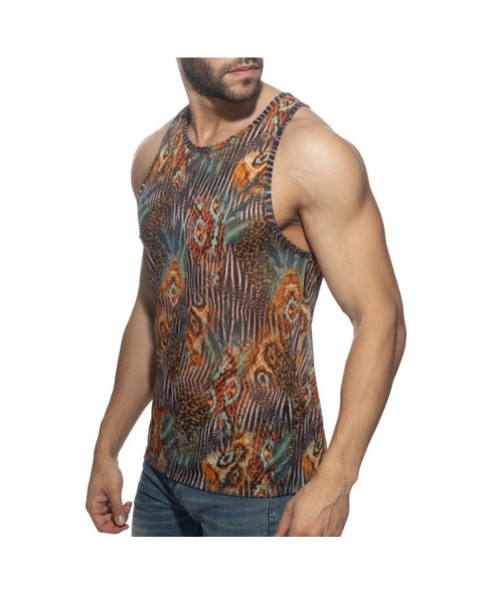 Tank Top Model Motive Animale Addicted AD1309