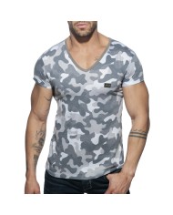 Tricou Camuflaj Culoare Palidă Addicted AD800