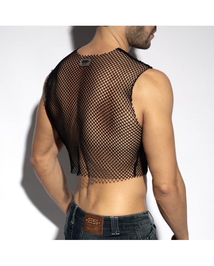 Crop Top Beachy Plasă Midriff ES Collection TS338