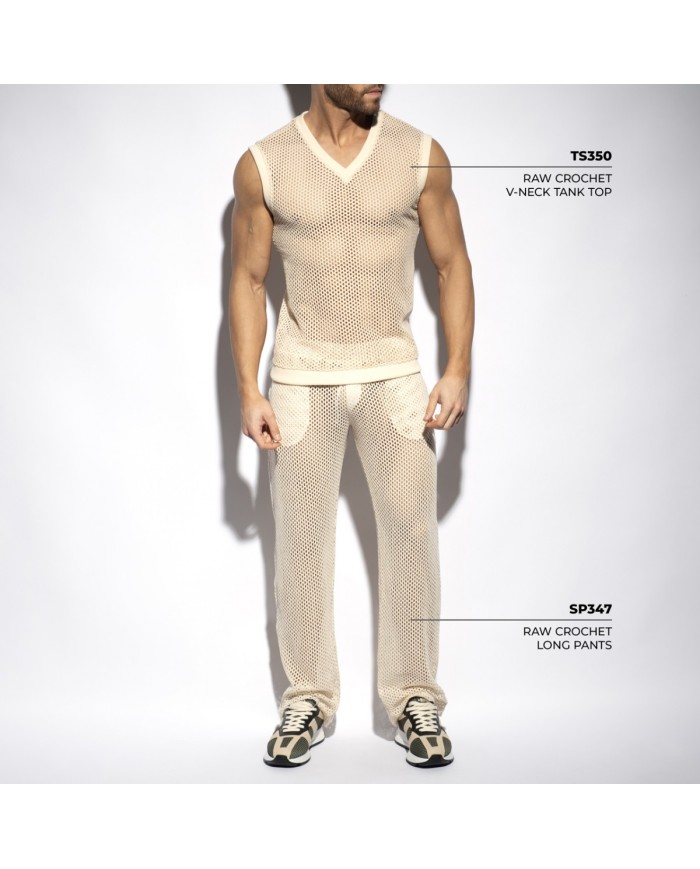 Tricou V-Neck Croșetat Es Collection TS350