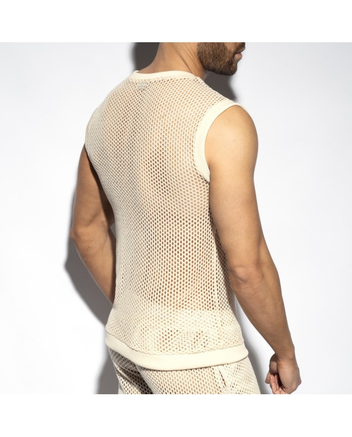 Tricou V-Neck Croșetat Es Collection TS350