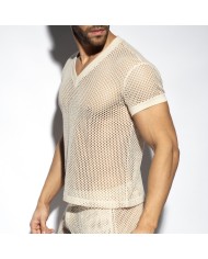 Tricou V-Neck Croșetat Es Collection TS351