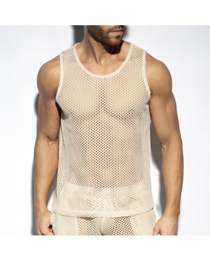 Tank Top V-Neck Croșetat Es Collection TS352