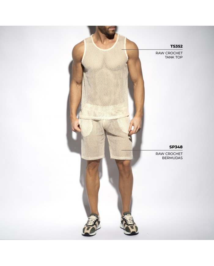 Tank Top V-Neck Croșetat Es Collection TS352