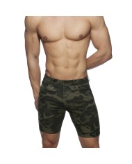 Bermude din Blugi de Camuflaj Addicted AD913