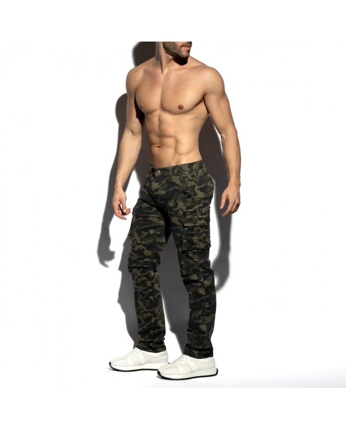 Pantaloni Cargo Camo ES Collection ESJ077