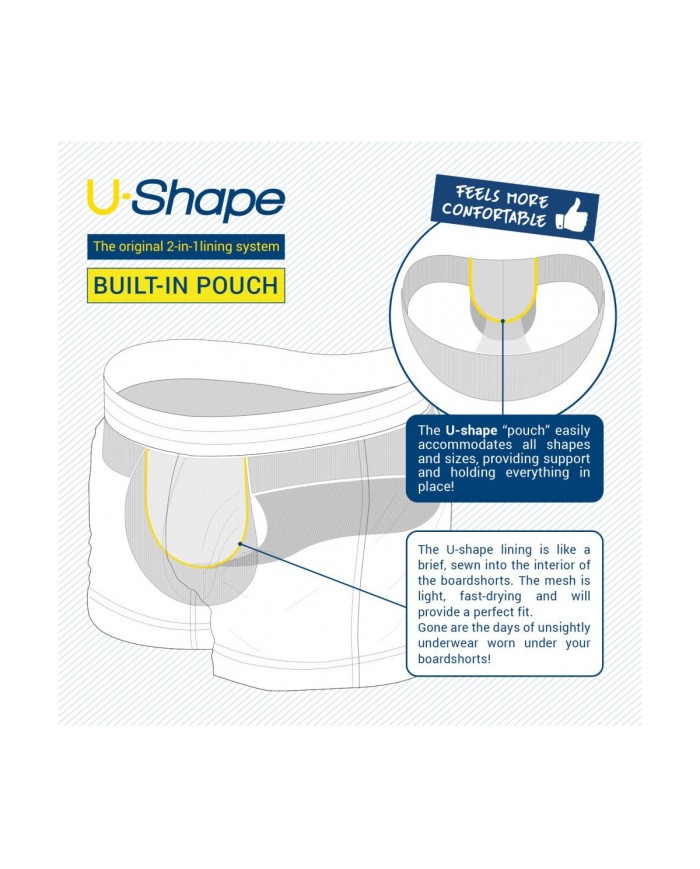 Șort de Baie Neon Stripes ES Collection 2523