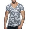 Addicted AD800 Addicted Washed Camo T-Shirt AD800