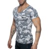 Addicted AD800 Addicted Washed Camo T-Shirt AD800