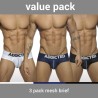 Slipuri de Plasă cu Push Up 3 Perechi Addicted AD475P | Addicted România – livrare rapidă
