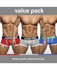 Boxeri Basic 3 Perechi Addicted AD302P