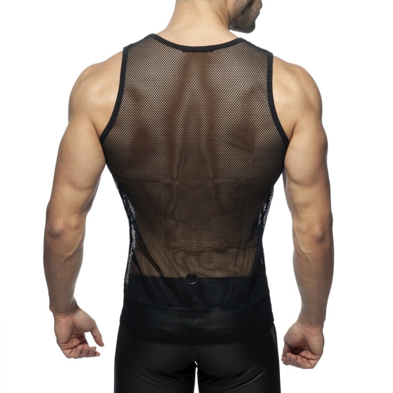 Addicted ADF76 Addicted Mesh Mixed Tank Top ADF76