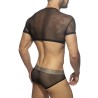 Addicted AD Crop Top din plasă AD1021 | Addicted România – livrare rapidă