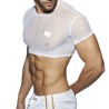 Addicted C-Through Crop Top AD843 | Addicted România – fast delivery