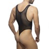 Addicted Zip Mesh Bodysuit Thong ADF151 | Addicted România – fast delivery
