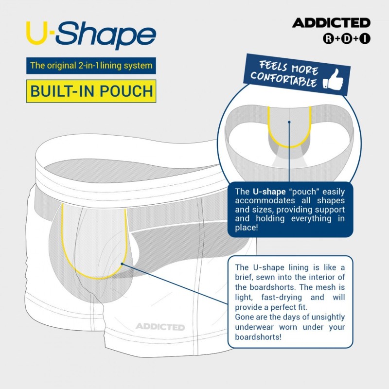 Addicted Terepmintás Fürdőshort ADS294 | Addicted România – livrare rapidă
