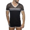 Tricou din Plasă cu Dungi Addicted ADF166