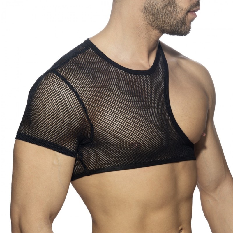 Addicted Mesh Crop Top ADF163 | Addicted România
