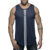 Addicted Double Stripe Tank Top AD671 | Addicted România – fast delivery