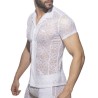 Addicted Flowery Lace Shirt AD1192 | Addicted România – fast delivery