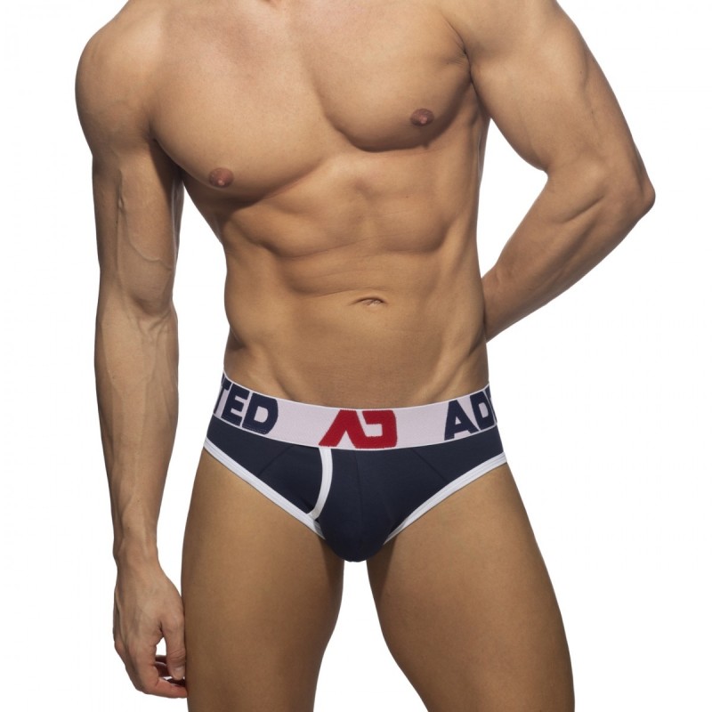 AD1202 Addicted Open Fly Cotton Brief AD1202