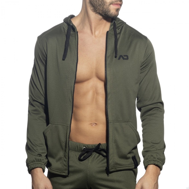 Addicted Long Sleeves Loop-Mesh Hoody AD1214 | Addicted România – fast delivery