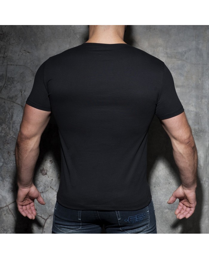 Tricou Fetiș cu Gât Rotund Addicted ADF103