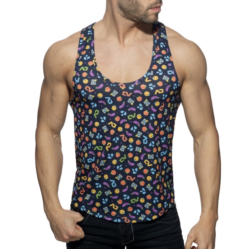 Addicted Emoji Tank Top AD1238 | Addicted România – fast delivery
