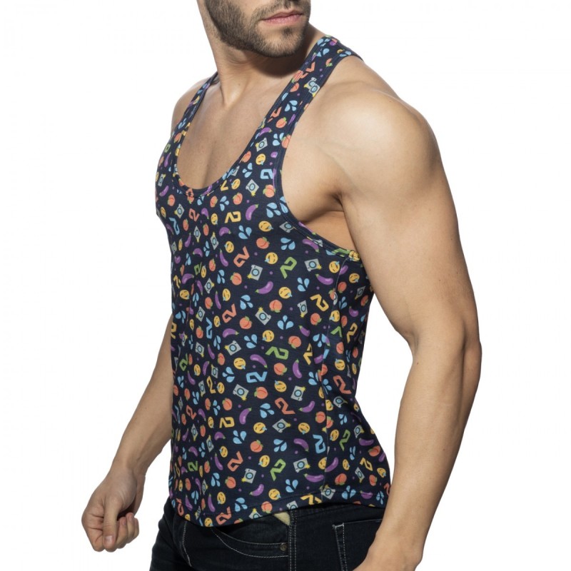 Addicted Emoji Tank Top AD1238 | Addicted România – fast delivery
