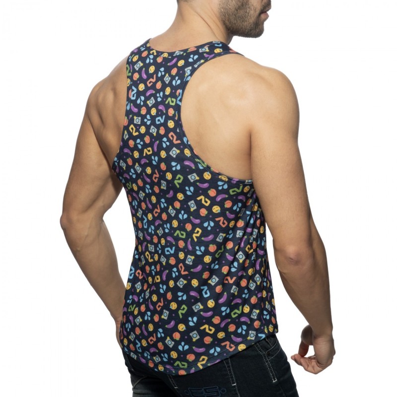 Addicted Emoji Tank Top AD1238 | Addicted România – fast delivery
