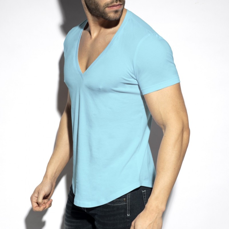 ES Collection Deep V-Neck T-Shirt TS333 | Addicted România – fast delivery