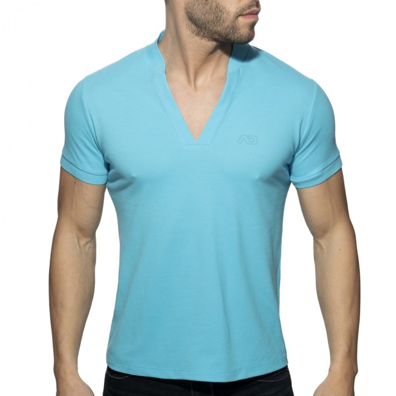 Addicted V-Neck Polo Shirt AD1258 | Addicted România – fast delivery