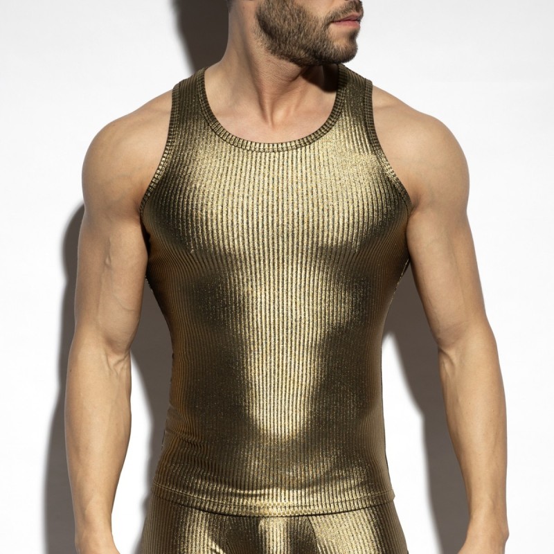 ES Collection Art Deco Metallic Tank Top TS330 | Addicted România – fast delivery