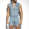 ES Collection Urban Denim Jumpsuit Shorts ESJ069 | Addicted România – fast delivery