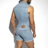 ES Collection Urban Denim Jumpsuit Shorts ESJ069 | Addicted România – fast delivery