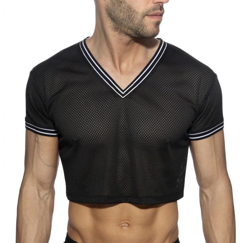 Addicted Slam V-Nyakú Crop Top AD1274 | Addicted România