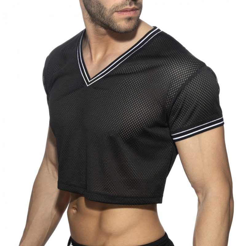 Addicted Slam V-Nyakú Crop Top AD1274 | Addicted România