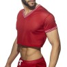 Addicted Slam V-Neck Crop Top AD1274 | Addicted România – fast delivery