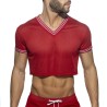 Addicted Slam V-Neck Crop Top AD1274 | Addicted România – fast delivery