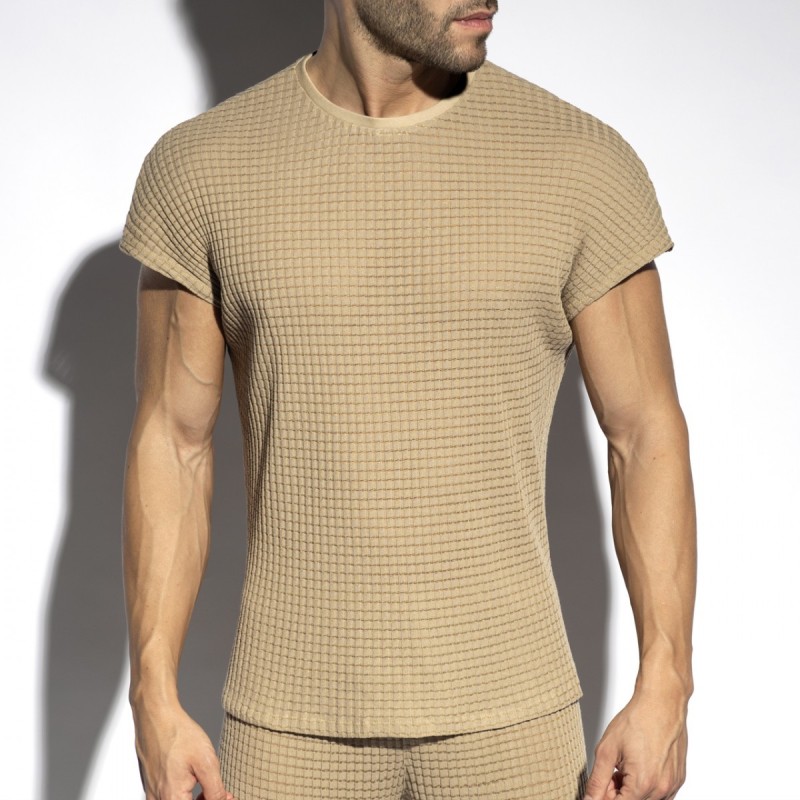 ES Collection Checkmate Relaxed Sleeveless T-Shirt TS341 | Addicted România – fast delivery