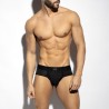 Slip cu imprimeu leopard negru ES Collection UN623 | Addicted România – livrare rapidă