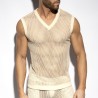 Es Collection Nyers Horgolt V-Nyakú Tank Top TS350 | Addicted România