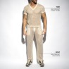 Es Collection Nyers Horgolt V-Nyakú Póló TS351 | Addicted România – fast delivery