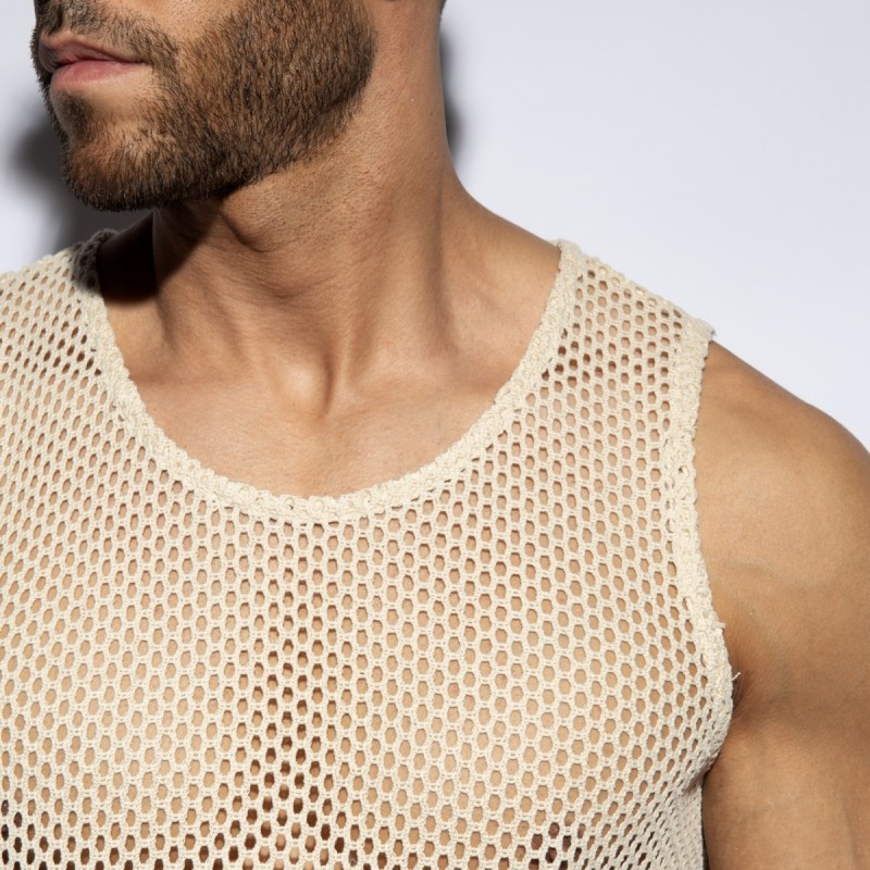 Es Collection Nyers Horgolt Tank Top TS352 | Addicted România