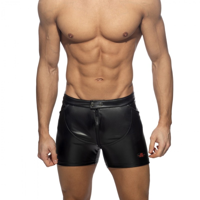 Pantaloni Scurți Piele Ecologică Addicted ADF221 | Addicted România – livrare rapidă
