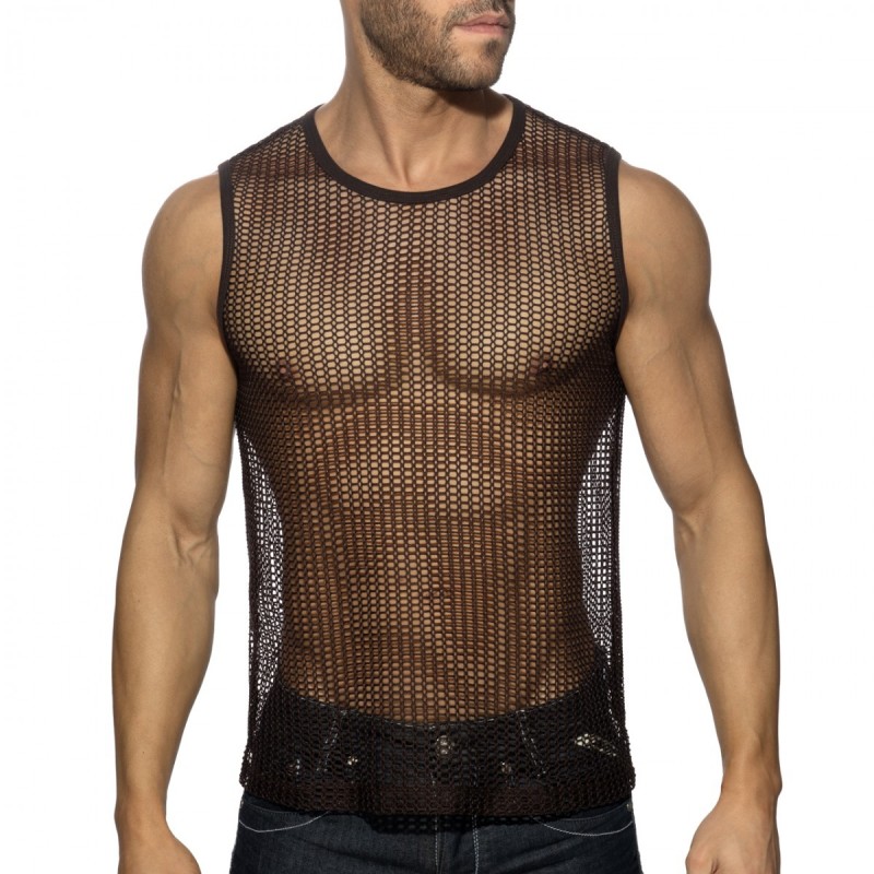 Addicted Openwork Fabric Tank Top AD1426 | Addicted România – fast delivery