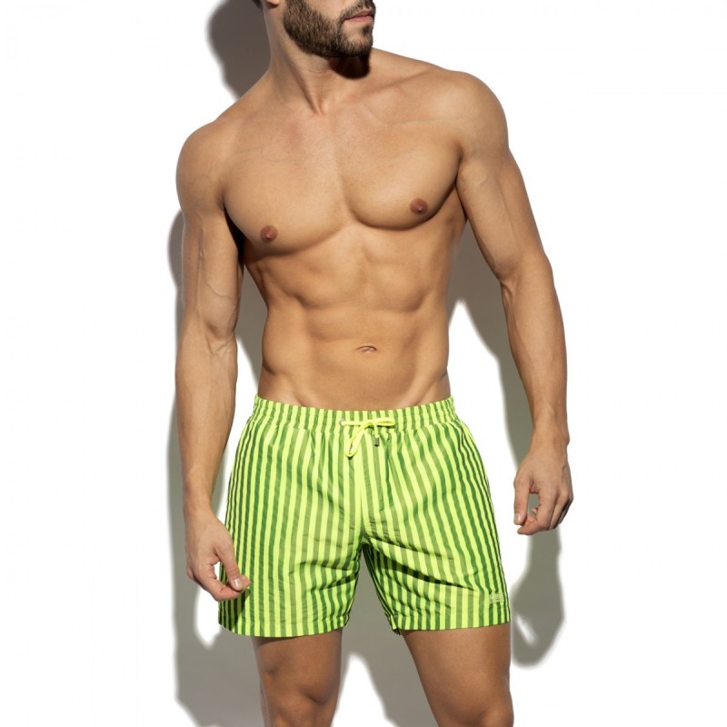 ES Collection Neon Csíkos Fürdőnadrág 2523 | Addicted România